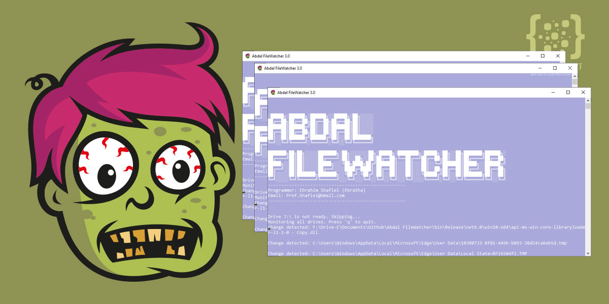 آشنایی با Abdal FileWatcher نرم افزاری جهت مانیتورینگ فایلها