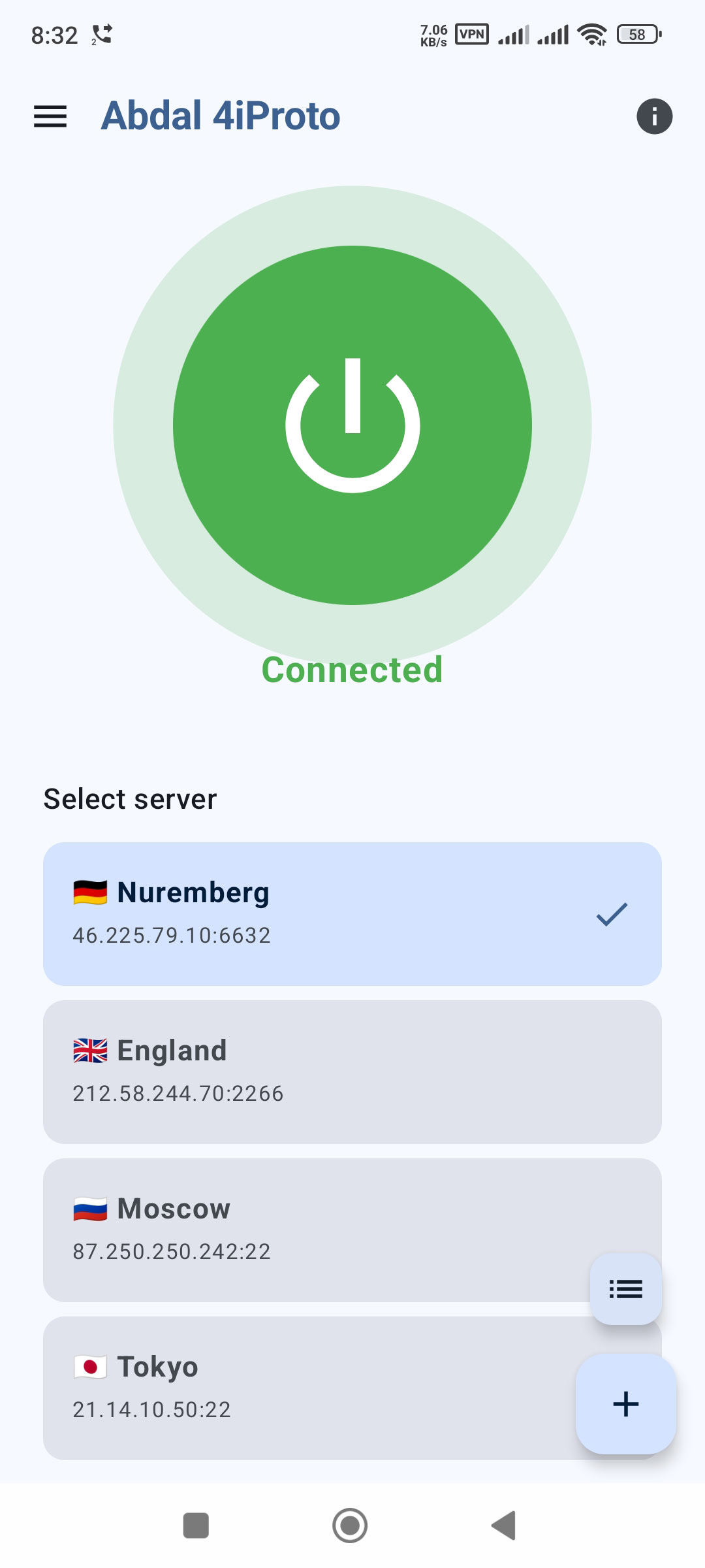 اپلیکیشن اندرویدی Abdal 4iProto