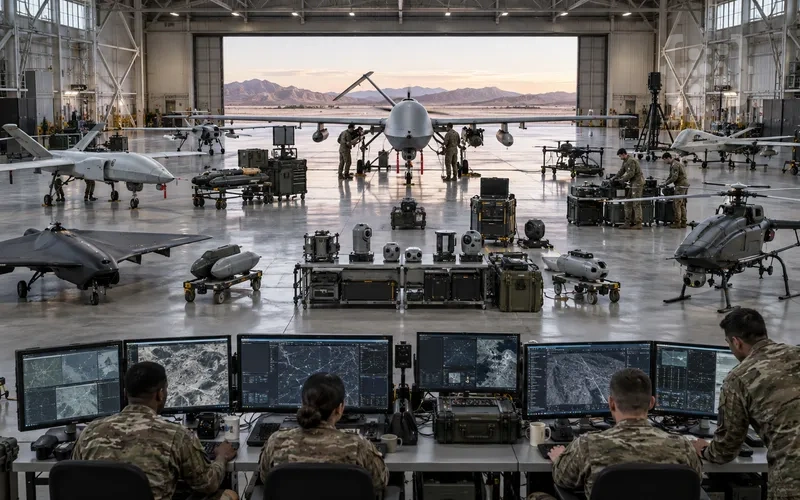 Operating and Command Platform for Robotic Warfare